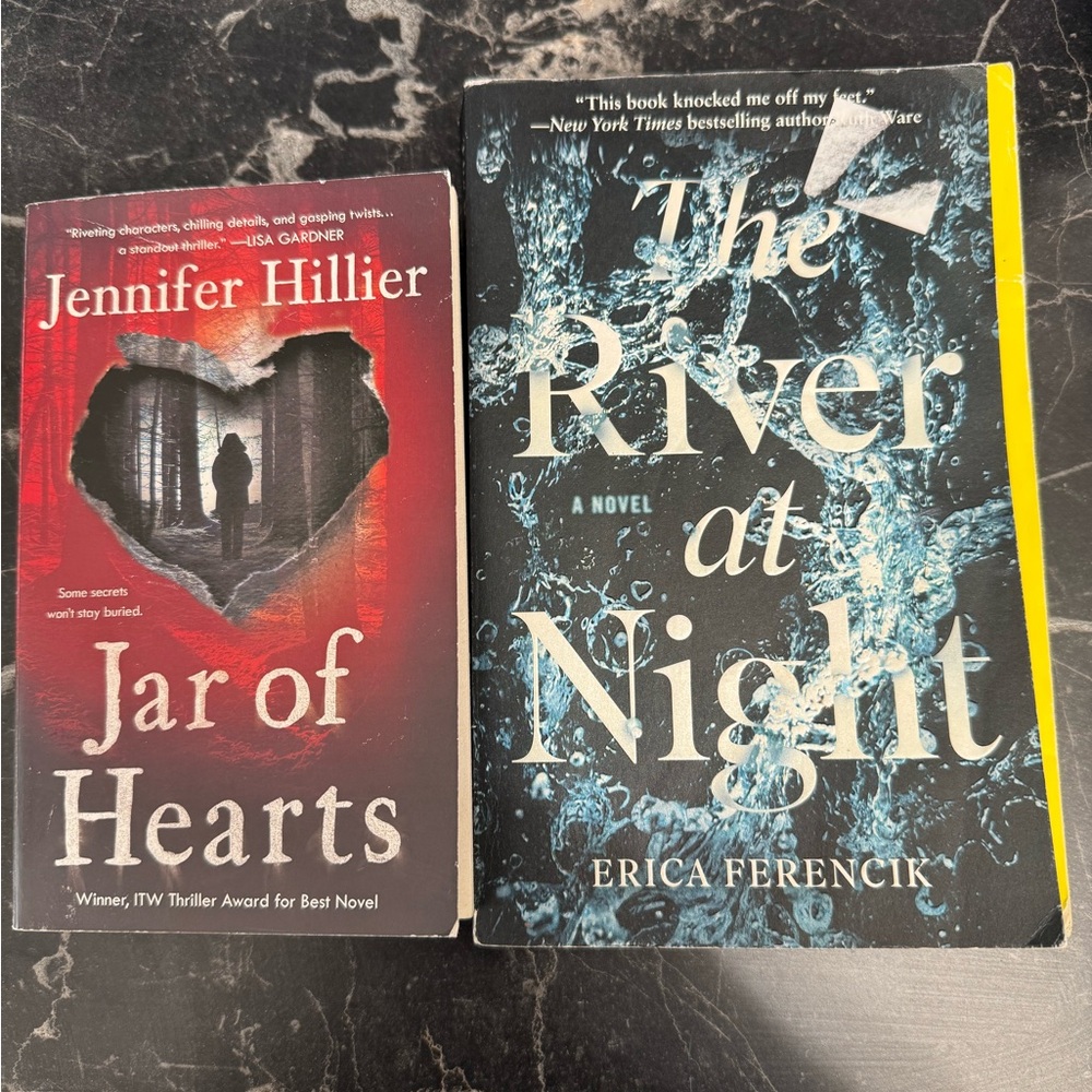 Jar of Hearts by Jennifer Hillier and The River at Night by Erica Ferencik